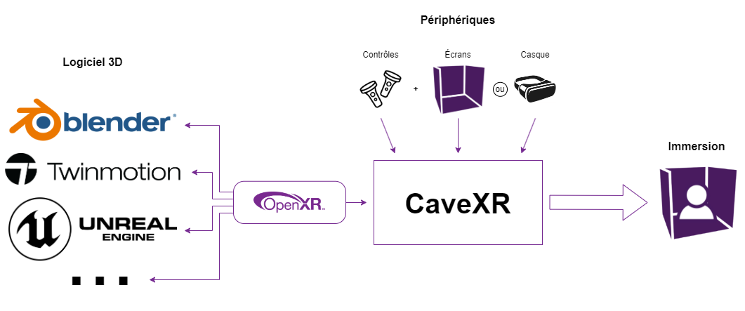 Compatibilité CaveXR